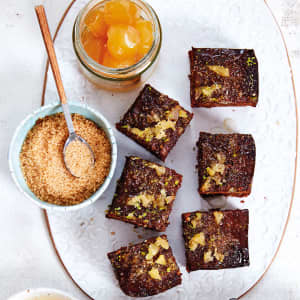 Ginger and Lime Drizzle Traybake 