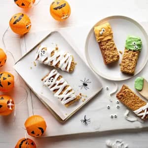 Nutty Halloween Flapjacks