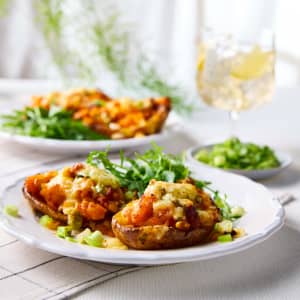 Crispy Loaded Potato Skins, from the Dairy Diary 2026