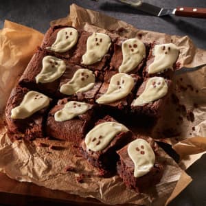Ghostly Chocolate Brownies