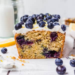 Vegan Lemon and Blueberry Loaf 