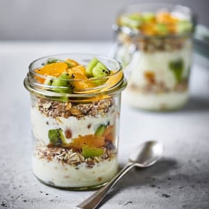 Layered Fruit Yoghurt Muesli Pot