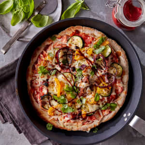 Frying Pan Pizza by the Dairy Diary