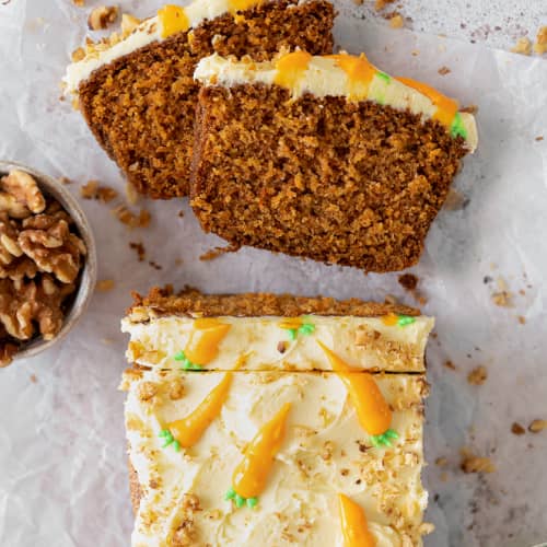 Healthy Carrot Cake - iFoodReal.com