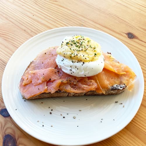 Eggs Royale on Toast