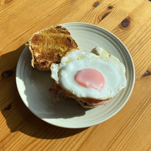 Bacon and Egg Hot Cross Buns Recipe