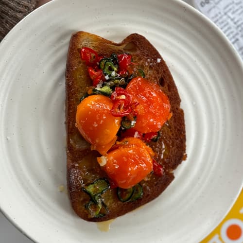 Hot Honey-Cured Egg Yolks Recipe 