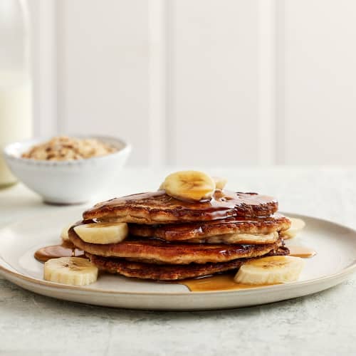 Banana Oat Pancakes Recipe 