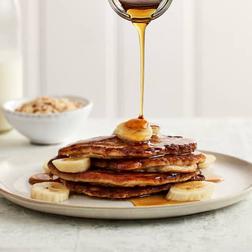 Banana Oat Pancakes Recipe 