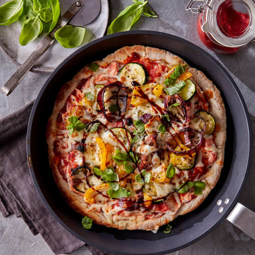 Frying Pan Pizza by the Dairy Diary