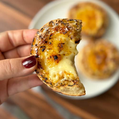 Crème Brûlée Crumpets