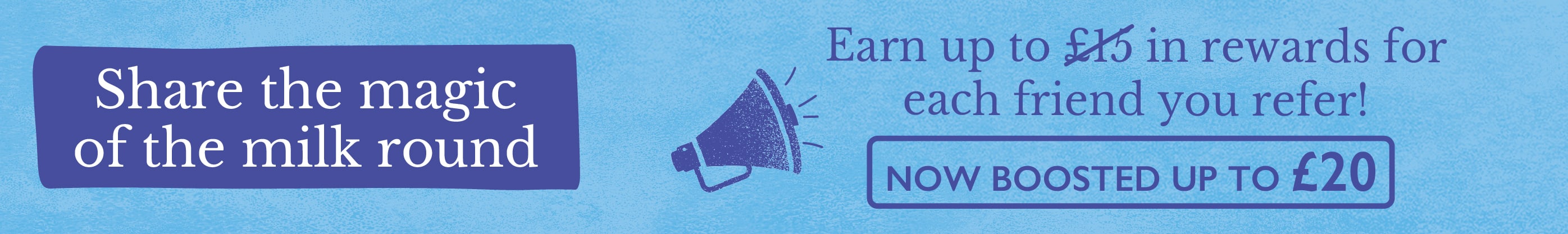 refer a friend to Milk & More