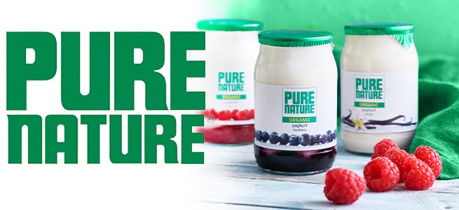 Pure Nature yoghurts