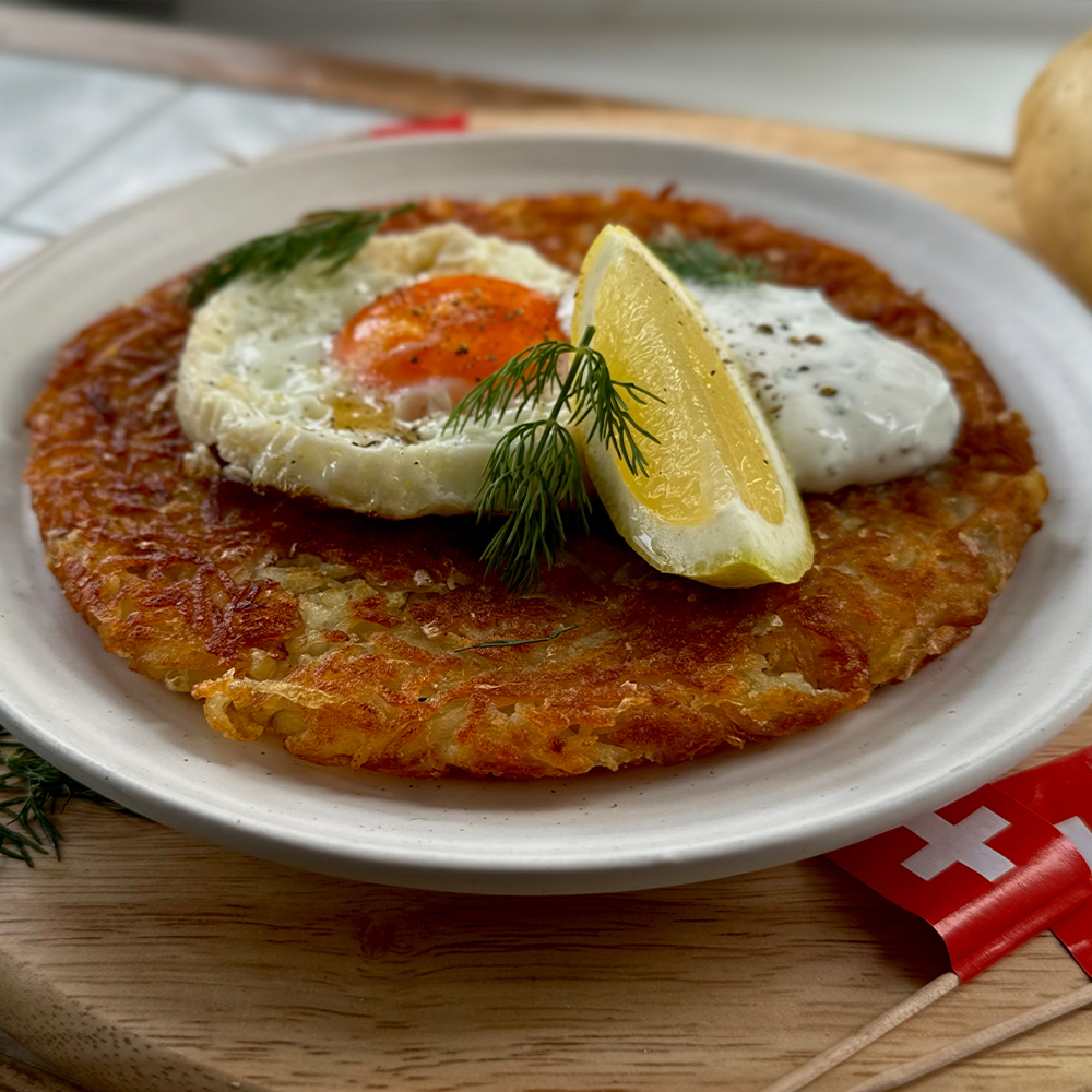 Potato Rosti Recipe | Crispy Breakfast Favourite | Milk & More