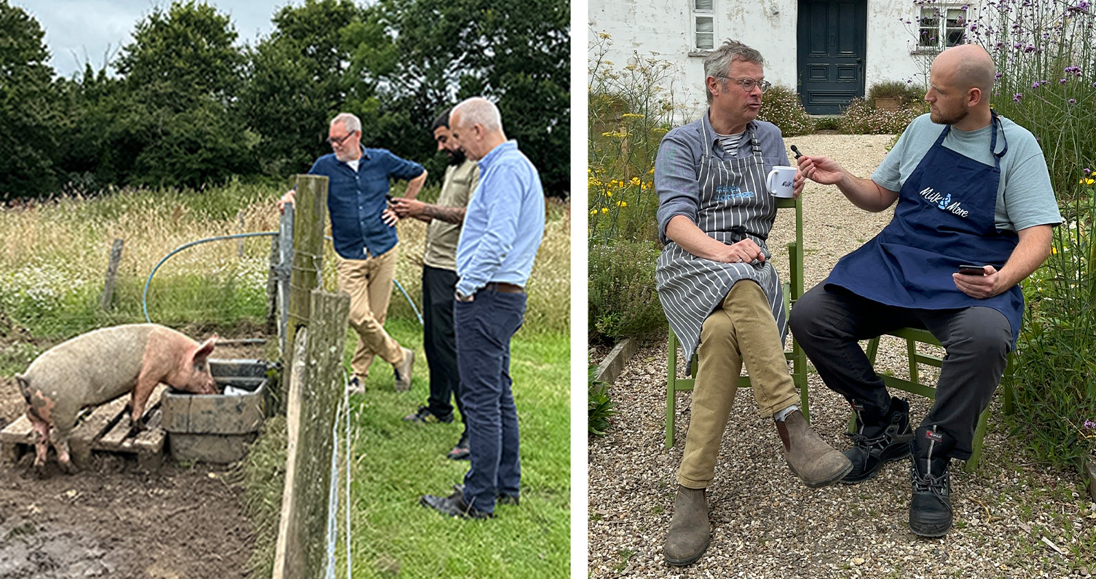 Hugh Fearnley-Whittingstall at River Cottage Farm