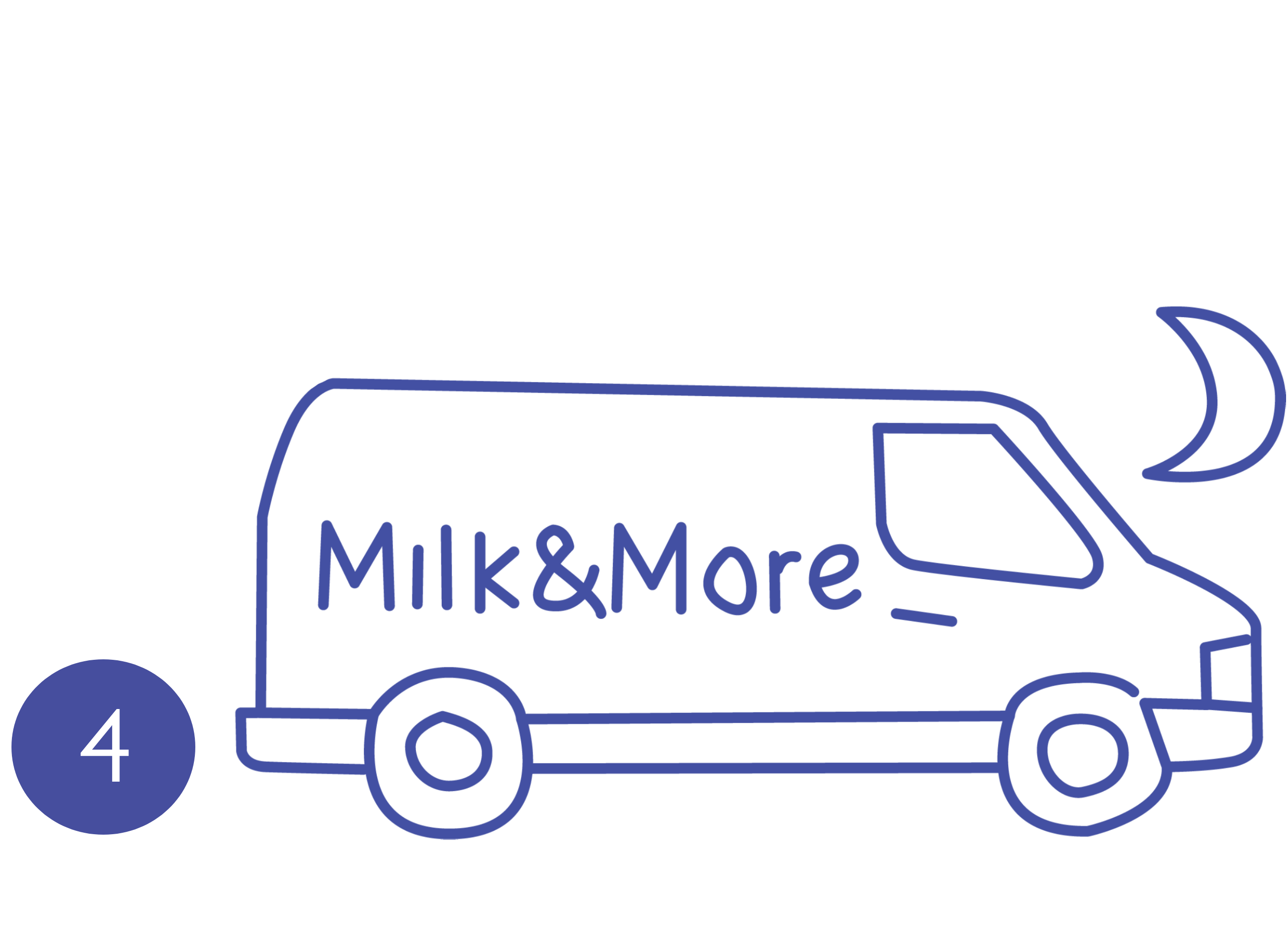 Milk & More milk float