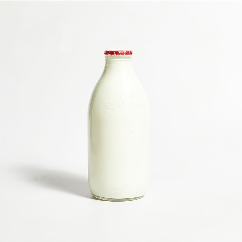 Milk & More Homogenised Whole Milk in Glass, 568ml, 1pt