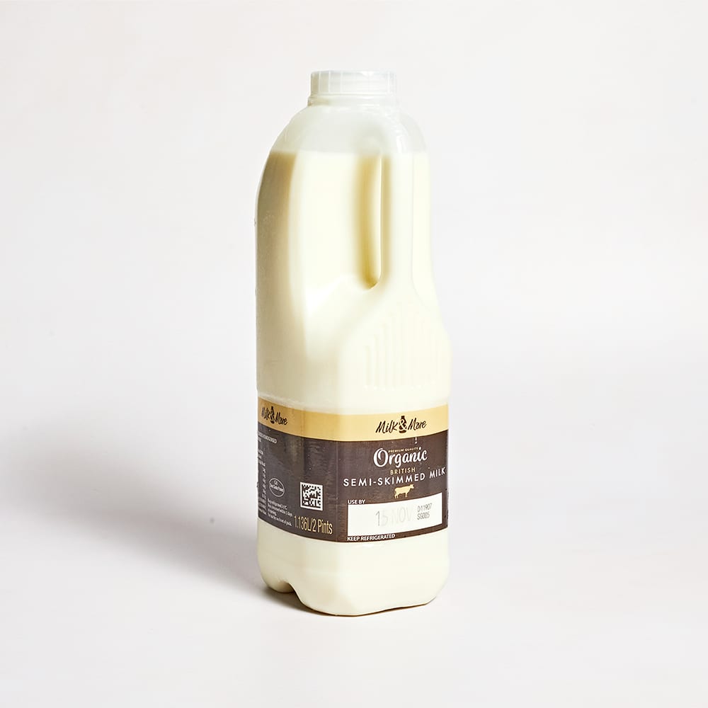 Milk & More Organic Semi Skimmed Milk, 2pt