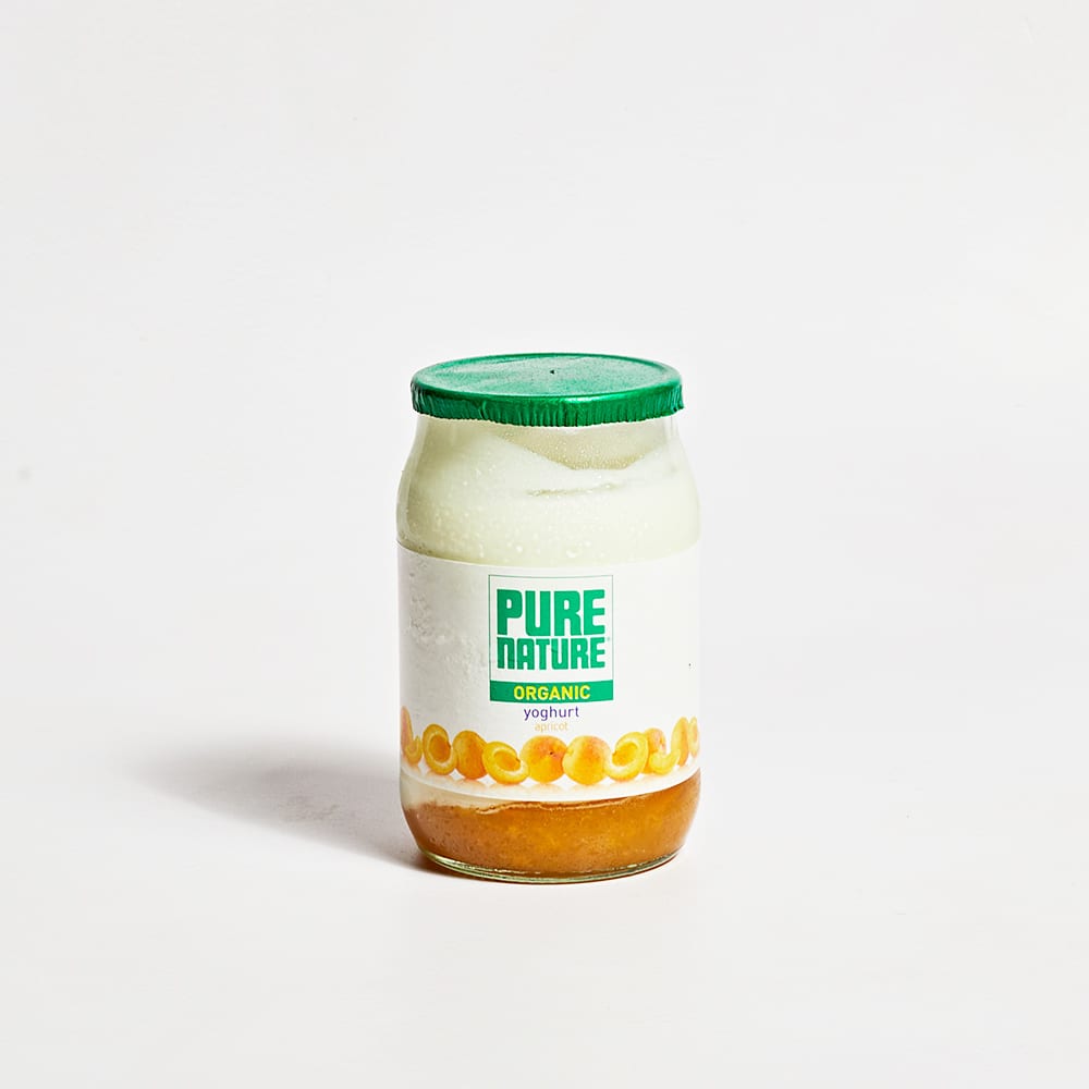 Pure Nature Organic Apricot Yoghurt in Glass, 150g