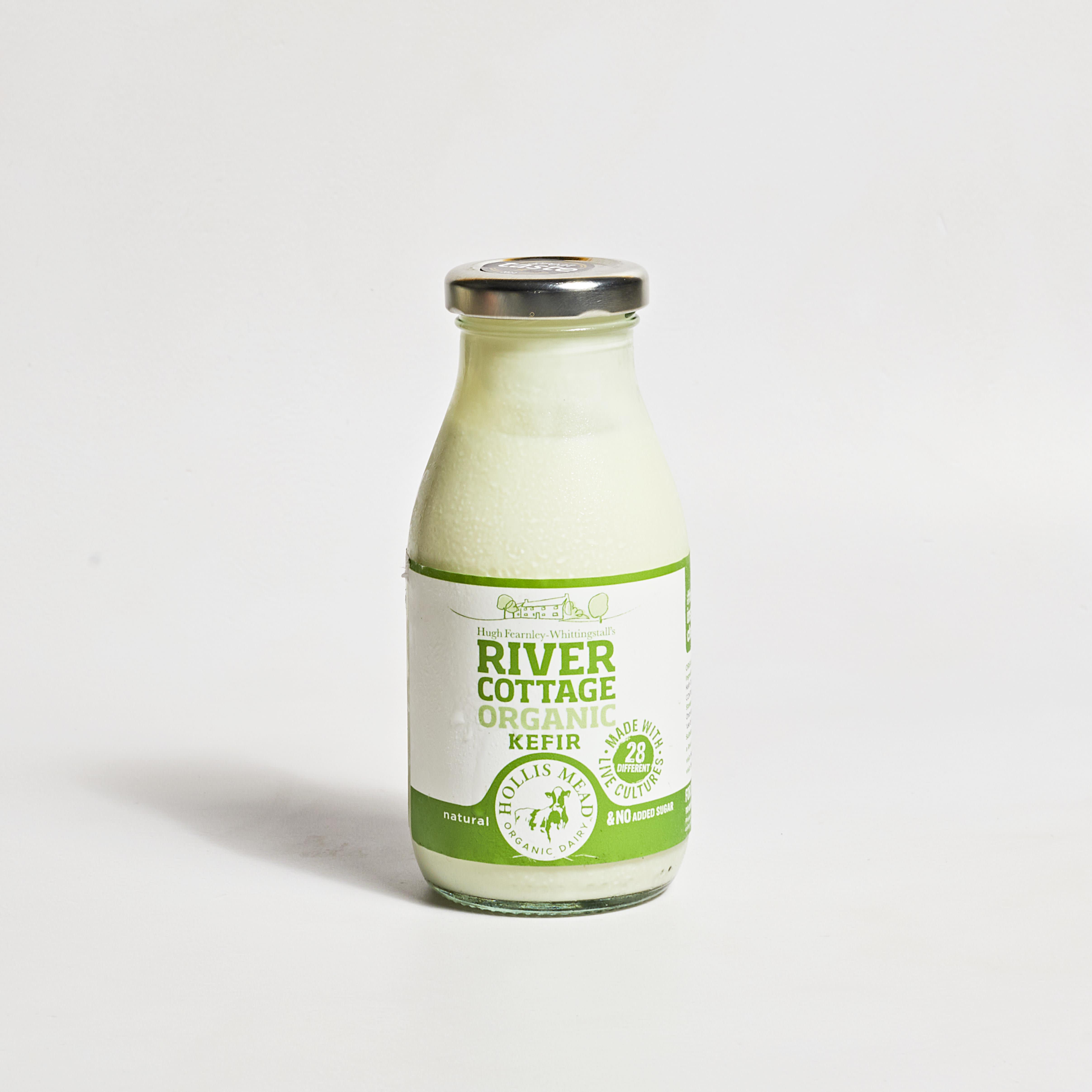 River Cottage Organic Natural Kefir in Glass, 250ml