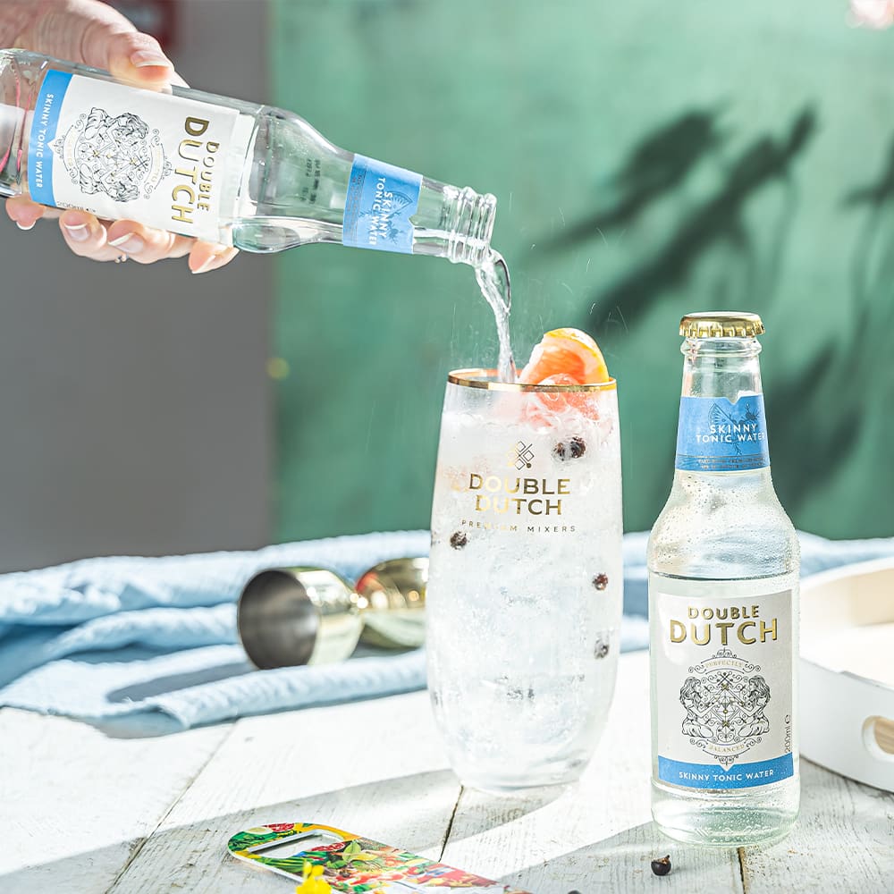 Double Dutch Skinny Tonic Water in Glass, 500ml
