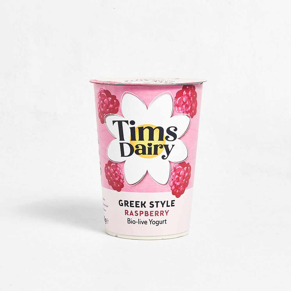 Tims Greek Style Raspberry Yoghurt, 450g