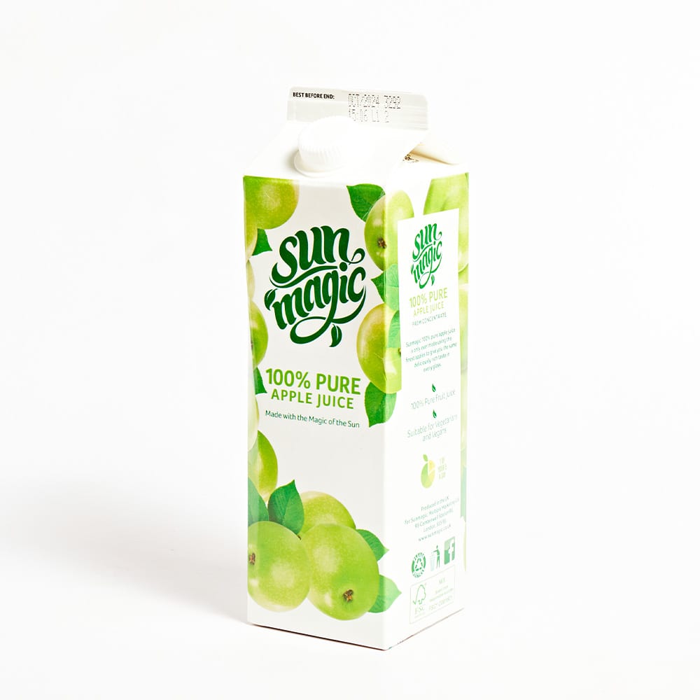 Sunmagic 100% Pure Apple Juice, 1L