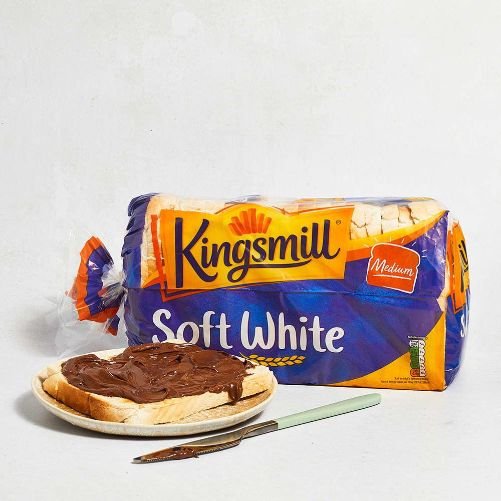 Kingsmill Soft White Medium, Sliced, 800g