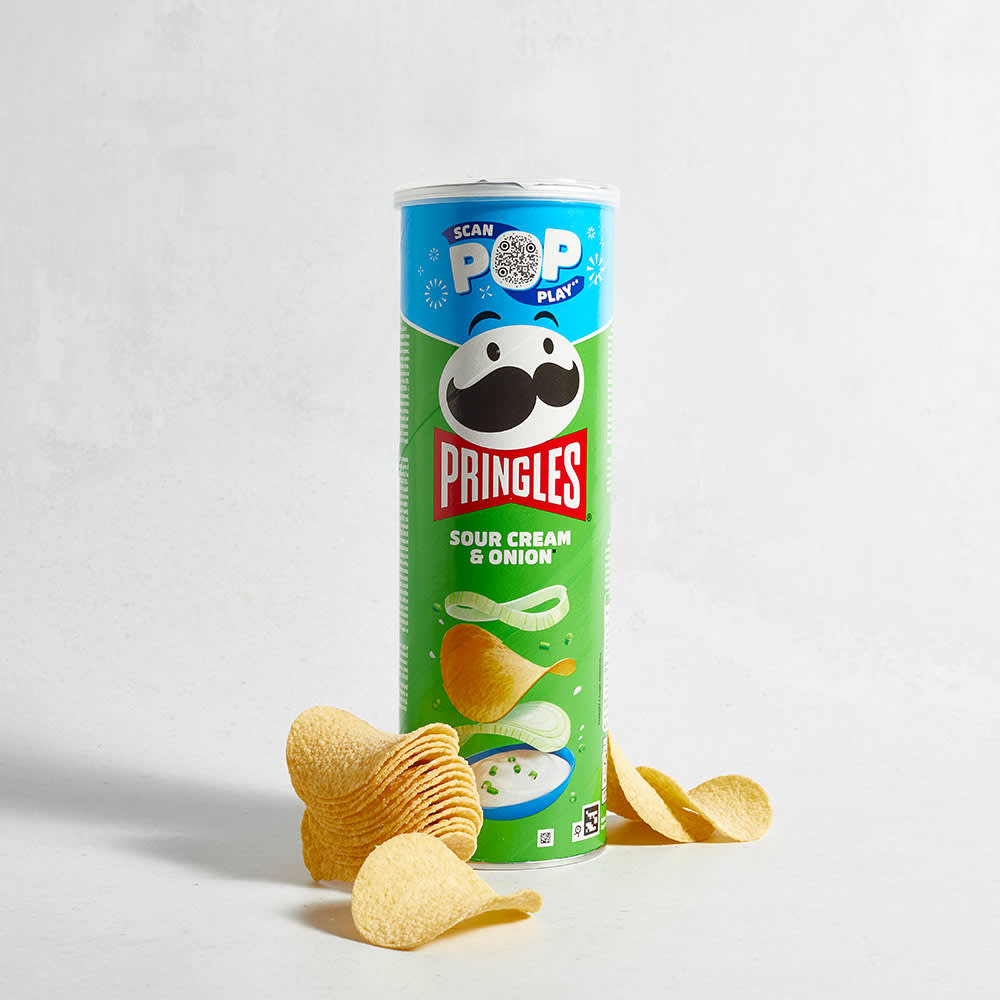 Pringles Sour Cream & Onion, 185g