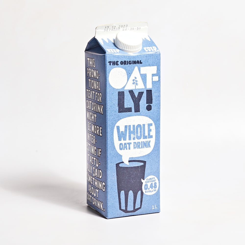 Oatly Oat Drink, Chilled Whole, 1L