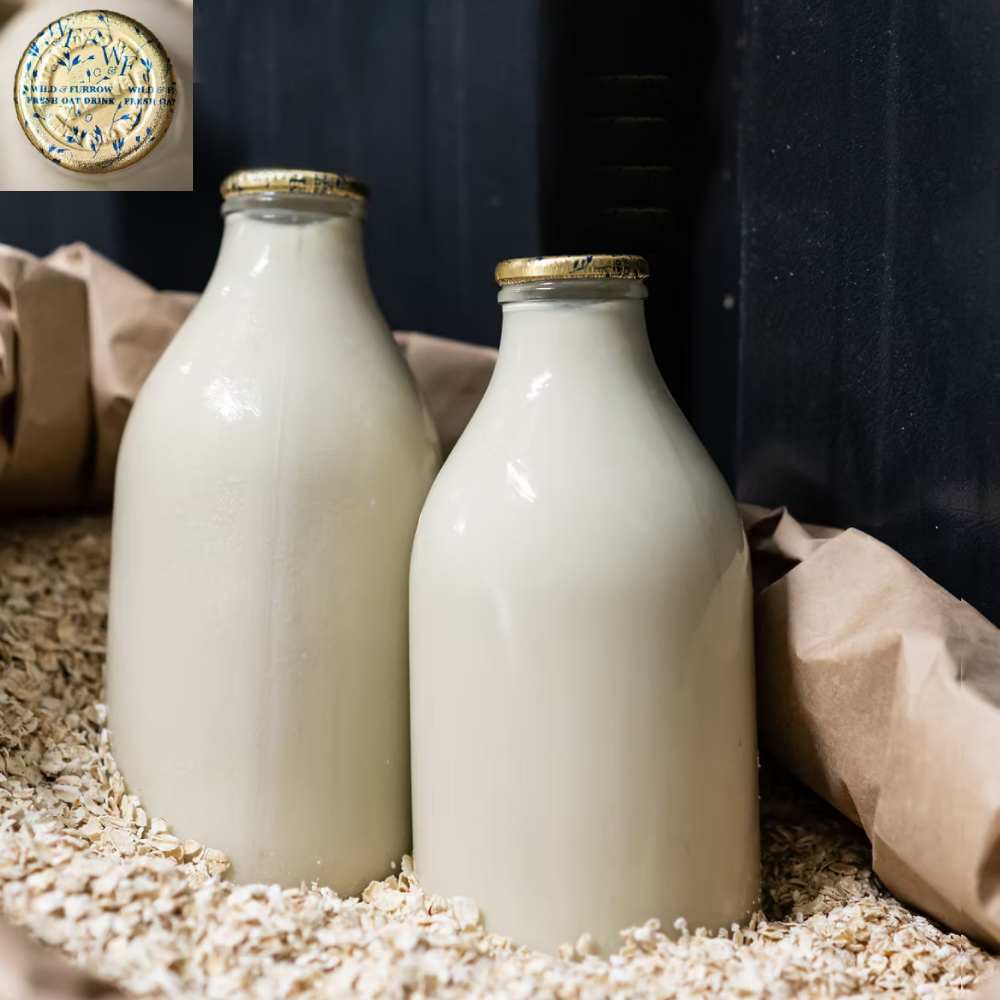 Wild & Furrow Fresh Oat Drink in Glass, 568ml, 1pt