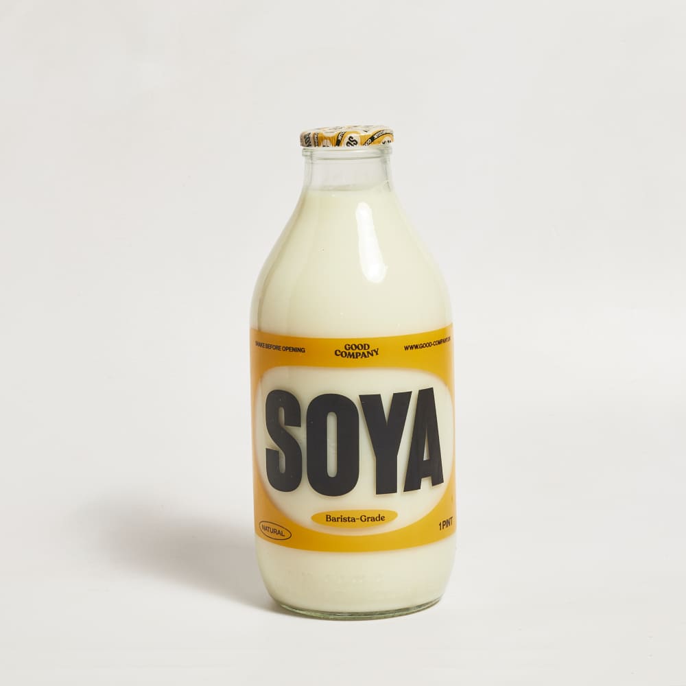 Good Company Fresh Soya Milk Alternative in Glass, 1pt