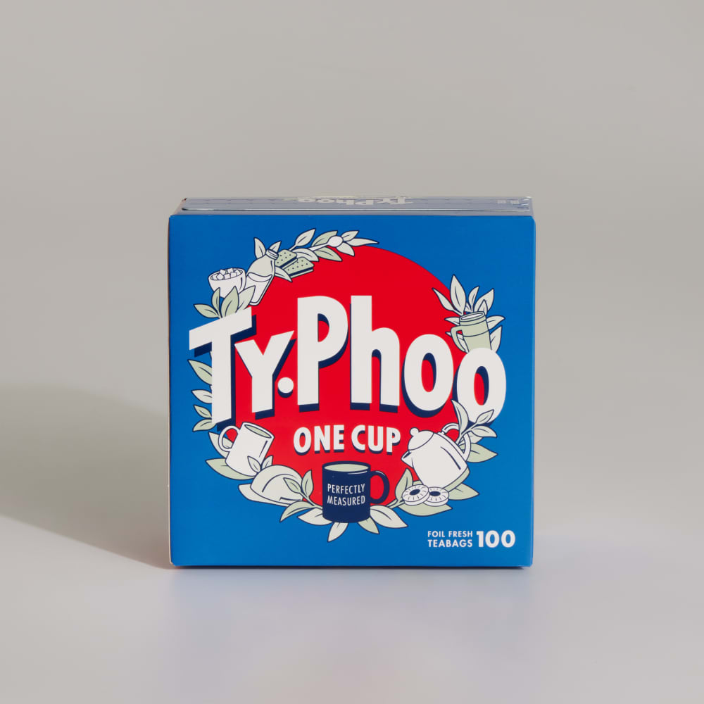 Typhoo One Cup Foil Fresh Teabags, 100 Pack