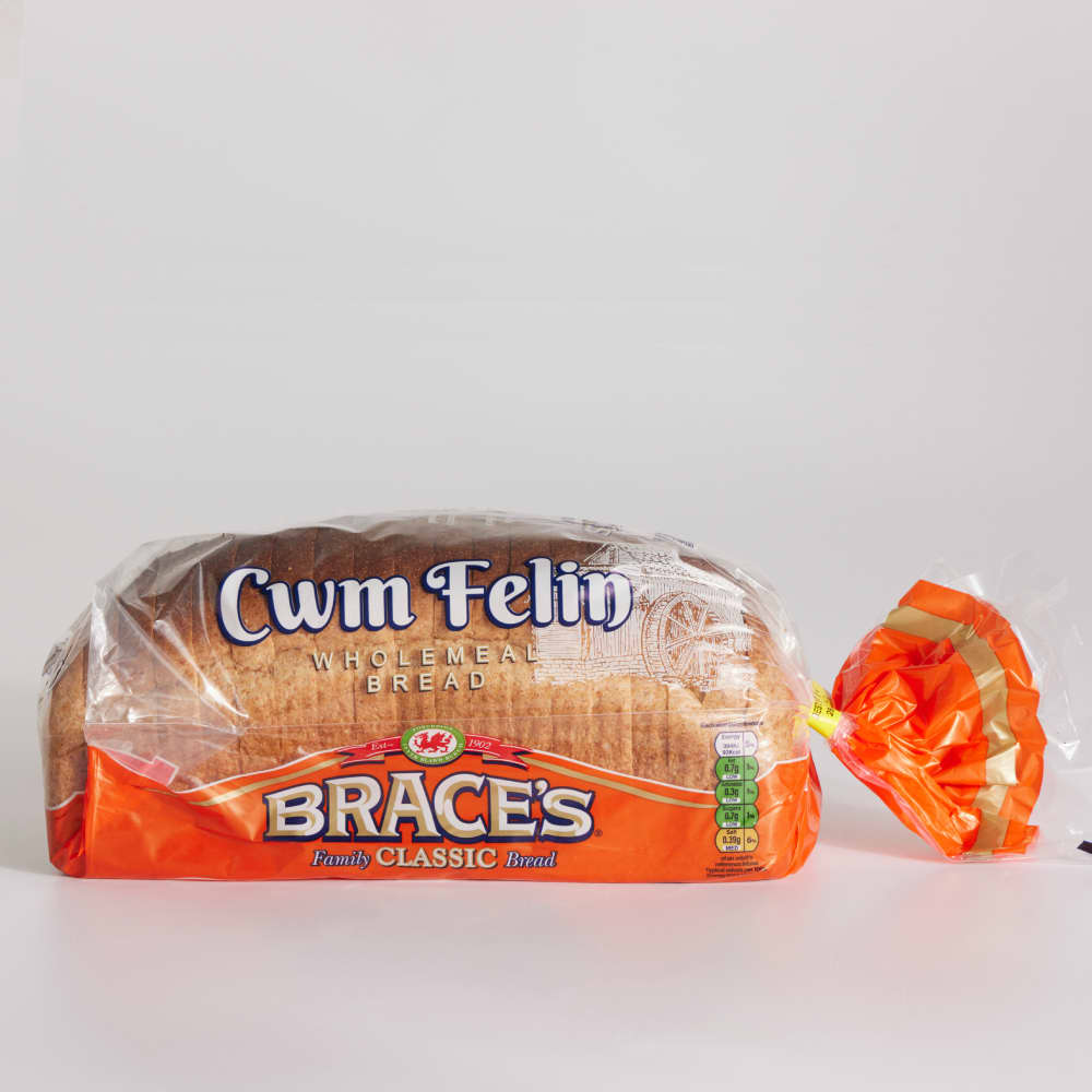 Brace's Classic Sliced Wholemeal, 800g