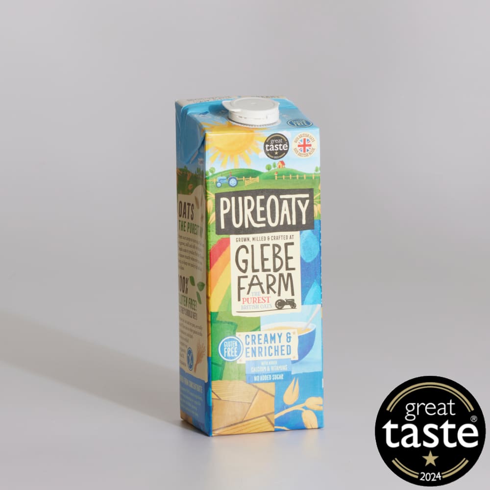 Glebe Farm Pureoaty Creamy & Enriched Oat Drink, 1L