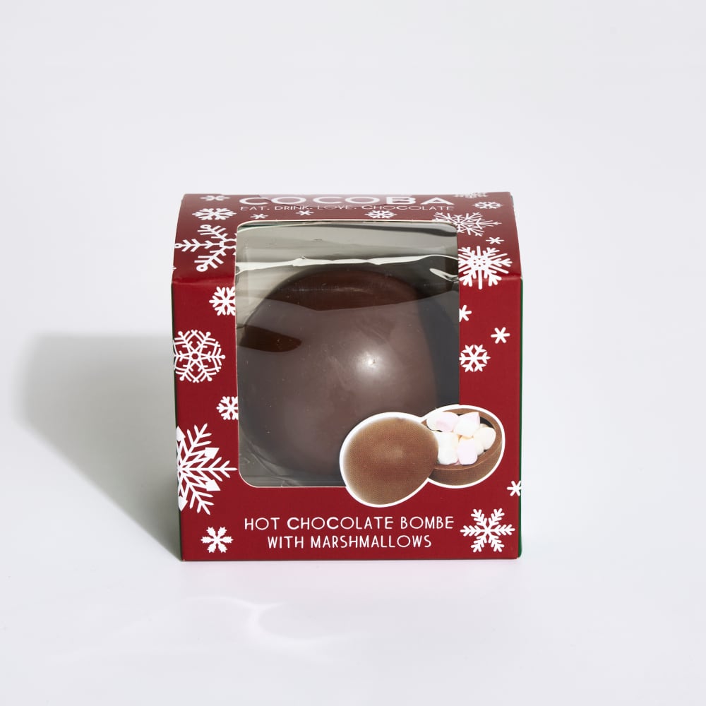 Cocoba Christmas Hot Chocolate Bombe, 50g
