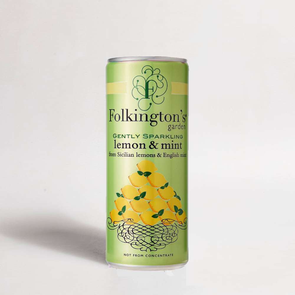 Folkington's Garden Gently Sparkling Lemon & Mint, 250ml