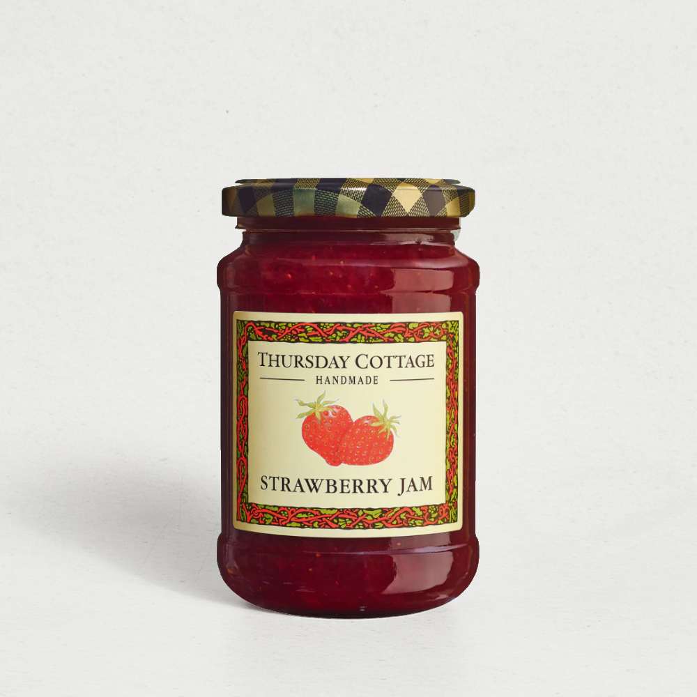  Thursday Cottage Strawberry Jam in Glass, 340g