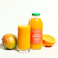 The Village Press Orange, Mango and Passionfruit Super Smoothie With Added Vitamins in Glass, 500ml