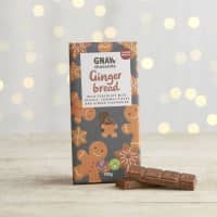GNAW Chocolate Gingerbread Milk Chocolate Bar, 100g
