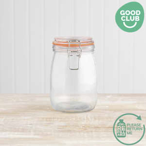 Good Club Storage Jar, Glass Lid, 750ml