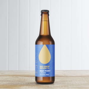 Big Drop Reef Point Craft Lager 0.5% in Glass, 330ml