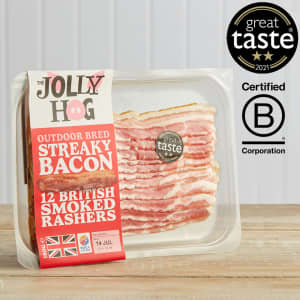 The Jolly Hog Smoked Streaky Bacon, 180g