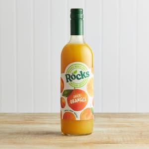 Rocks Orange Whole Fruit Squash in Glass, 740ml