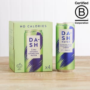 DASH Water Lime, 4 x 330ml