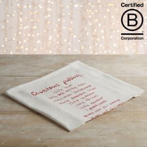 Daylesford Organic Christmas Pudding Tea Towel