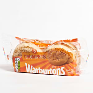Warburtons Crumpets, 6 Pack