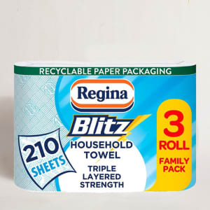 Regina Blitz Household Towel, 3 Pack