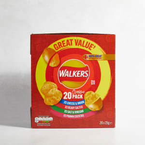 Walkers Classic Variety Crisps Box, 20 Pack