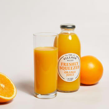 The Village Press Freshly Squeezed Orange Juice in Glass, 500ml